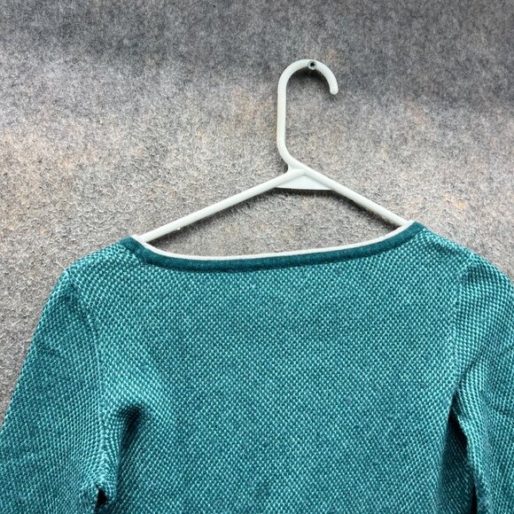 The North Face Pullover Womens Small Blue Pullover Sweatshirt Fleece Cotton - Picture 8 of 11